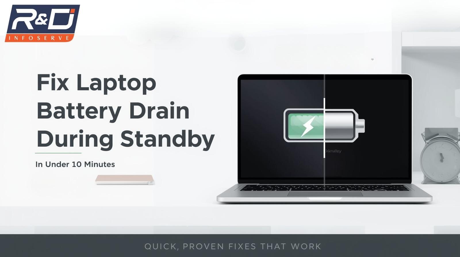 Fix Laptop Battery Drain on Standby in Under 10 Minutes
